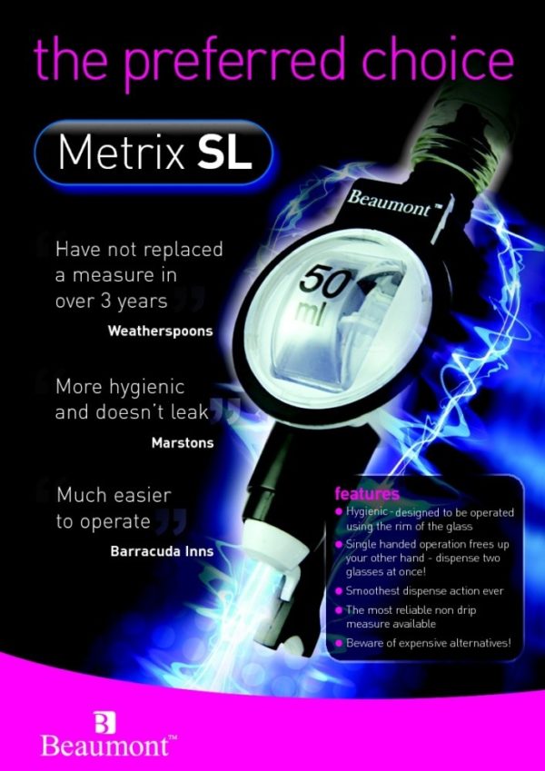 25ml Metrix SL Spirit Measure Optic - Image 2