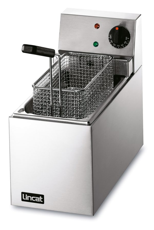 Lincat LSF - Lynx Electric Counter-top Slimline Standby Fryer – Single Tank – 1 Basket – W 184 mm – 2.5 kW