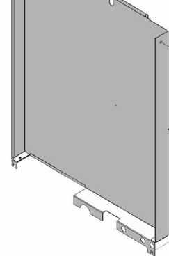 Rear panel 400mm without AB