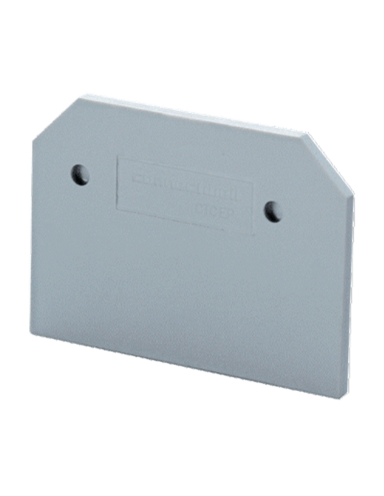 Terminal block – 6mm – End plate