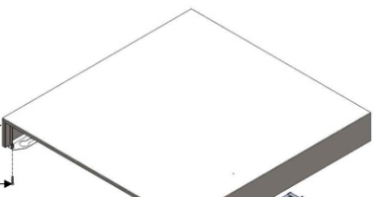 Top panel 400mm – with AB