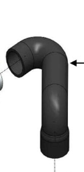 Wash pump outlet hose