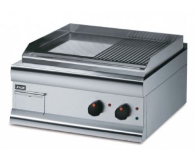 Lincat GS7/R – Silverlink Electric Counter-top Griddle – Half-Ribbed Plate – W 750 mm – 6.0 kW