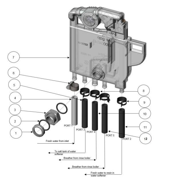 Air Break Tank Assembly (Water Softener)
