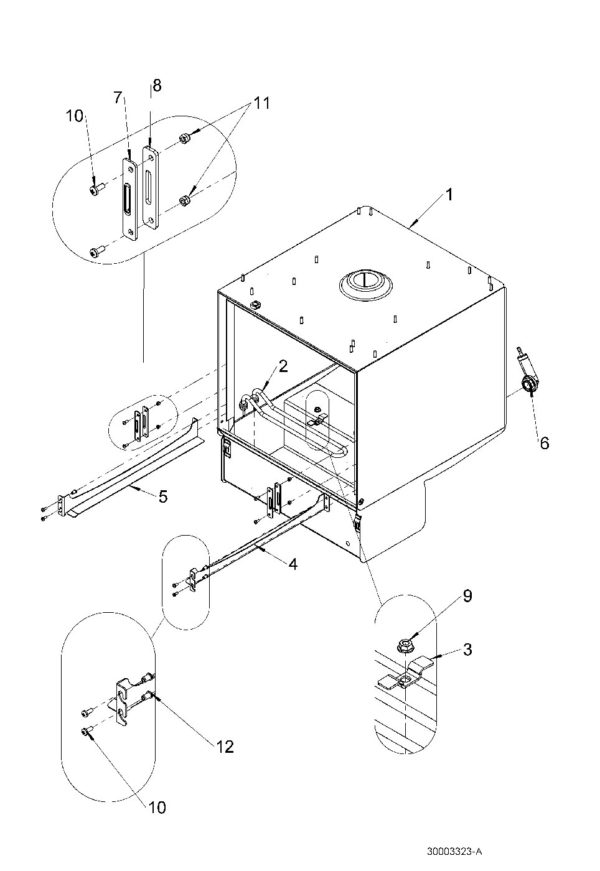 Cabinet internal assembly