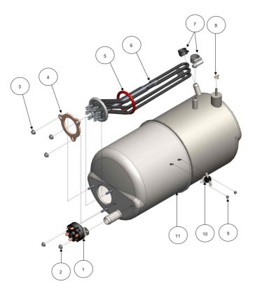 Rinse Tank (H957 Water Softener)