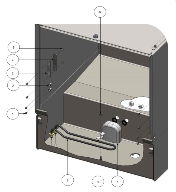 Wash Cabinet - Internal