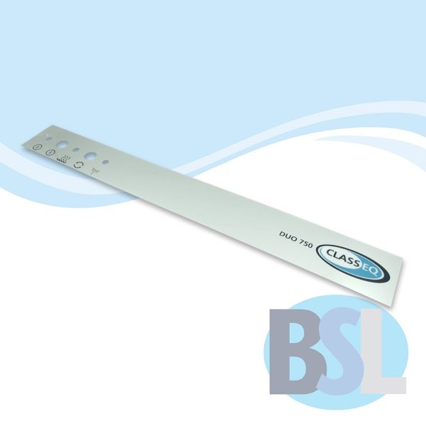 Fascia label - DUO 750