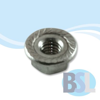 M6 flange nut