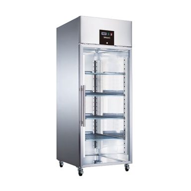 Blizzard BR1SSCR Upright Single Glass Door Gastronorm Freezer Refrigerator