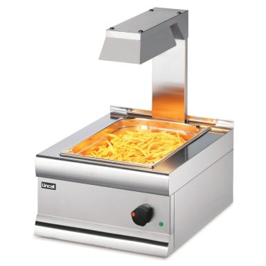 CS4/G – Silverlink Electric Counter-top Chip Scuttle with Overhead Gantry – W 450 mm – 1.0 kW
