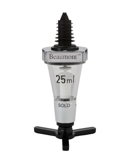 25ml Solo Classical Chrome Spirit Measure Optic