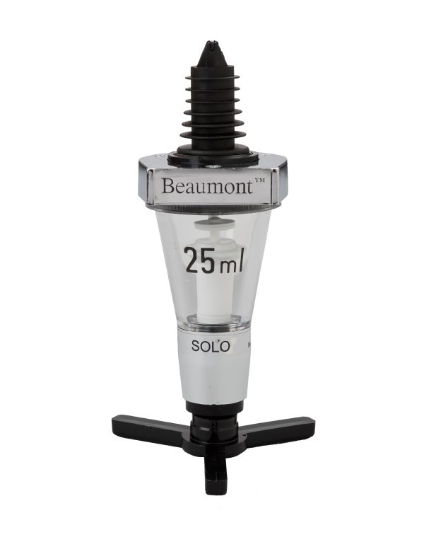 25ml Solo Classical Chrome Spirit Measure Optic