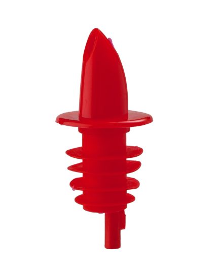 Economy Freeflow Red Plastic Pourer