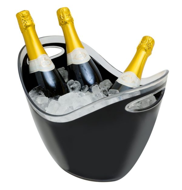 8 Litre Plastic Wine/Champagne Cooler (Black) - Image 4
