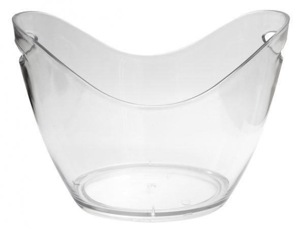 8 Litre Plastic Wine/Champagne Cooler (Clear) - Image 2