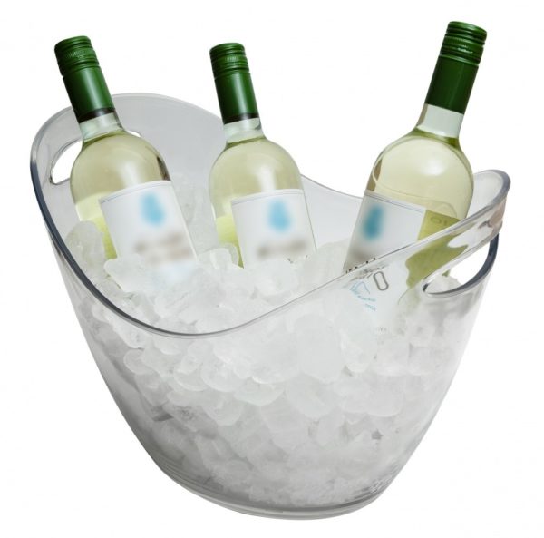 8 Litre Plastic Wine/Champagne Cooler (Clear) - Image 3