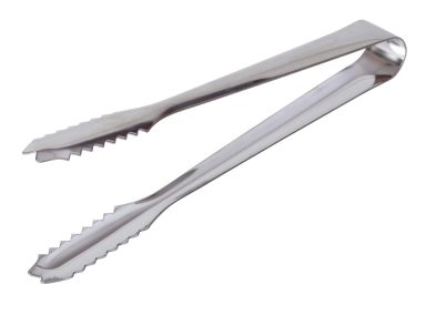 7″  Stainless Steel Ice Tongs