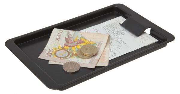 Black Plastic Tip Tray with Clip - Image 2