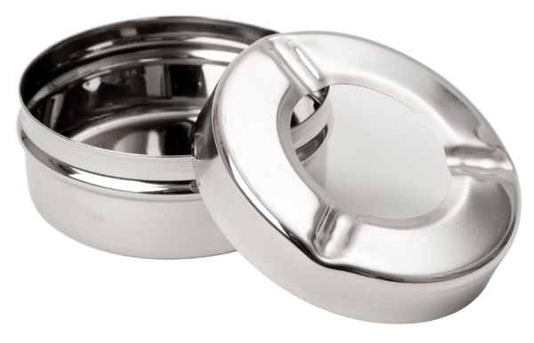 Ashtray Stainless Steel 3½” Windproof - Image 2