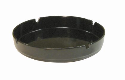 Ashtray Black Melamine 7″