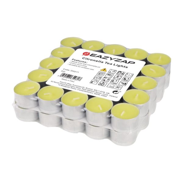 Eazyzap Citronella Tea Lights (Pack of 50) - Image 4