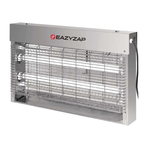 Eazyzap Brushed Stainless Steel LED Fly Killer 14W - Image 2