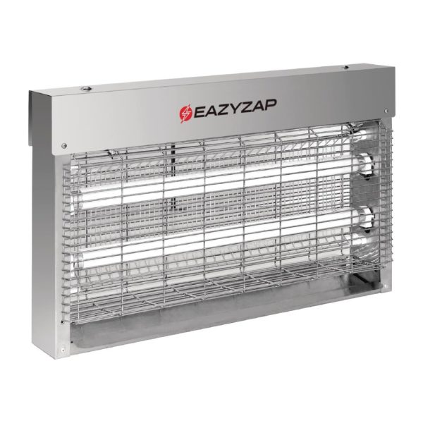 Eazyzap Brushed Stainless Steel LED Fly Killer 20W - Image 2