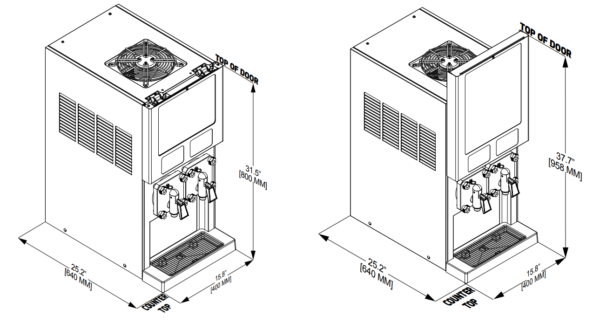 T180-2 Fizzy Slush Machine - Image 2