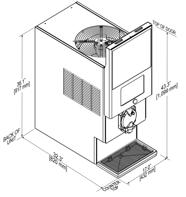 T384-1M Fizzy Slush Machine - Image 2