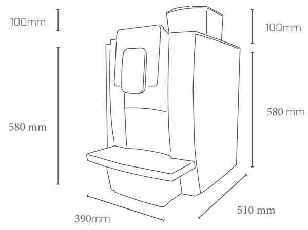 Azzurri Grande Coffee Machine - Image 4