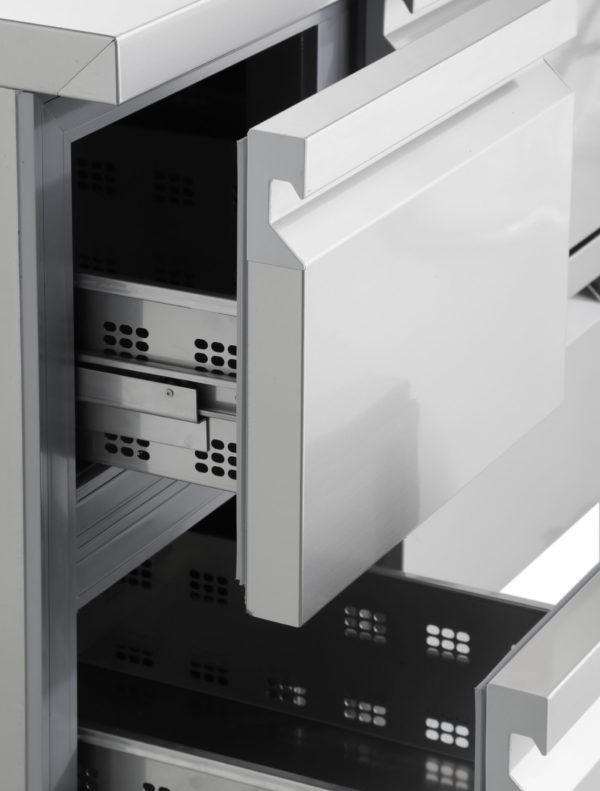 Inomak PN22-HC 4 Drawer 1/1 Gastronorm Counter - Image 2