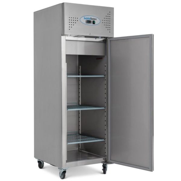 Koldbox KXR600 Upright Single Door Ventilated GN Refrigerator (Stainless Steel) - Image 2