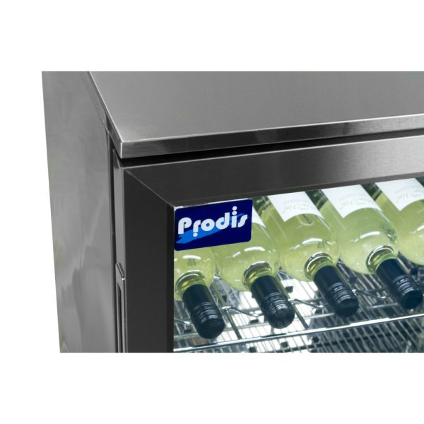 Prodis NT2ST-HC Stainless Steel Double Door Bottle Cabinet - Image 2