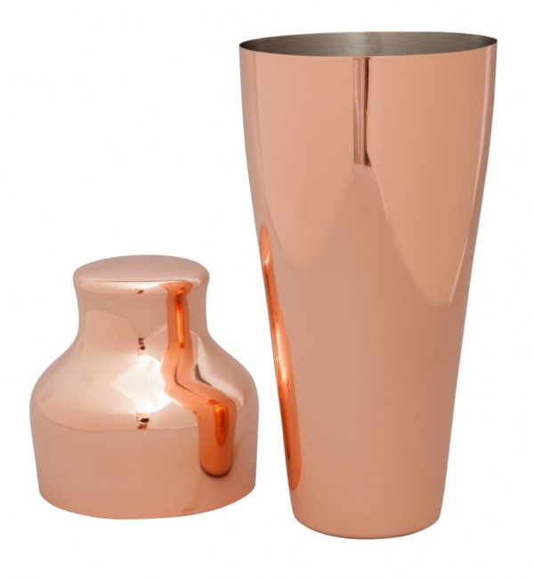 Mezclar 550ml Art Deco Shaker Copper Plated - Image 2