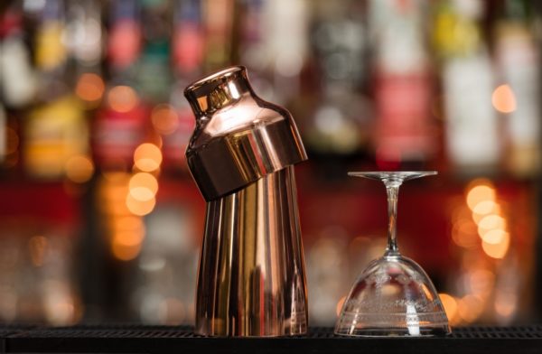 Mezclar 550ml Art Deco Shaker Copper Plated - Image 3