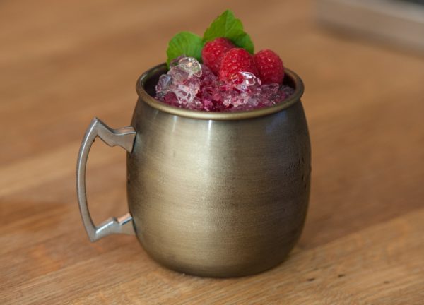 Antique Brass 500ml Curved Moscow Mule - Image 2