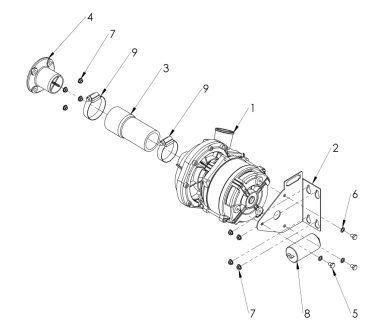Wash Pump Assembly P/T