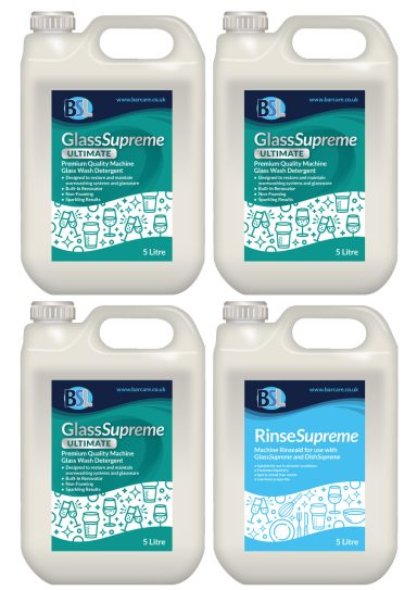 ChemPac3 – GlassSupreme ULTIMATE Glasswash Detergent with Renovate