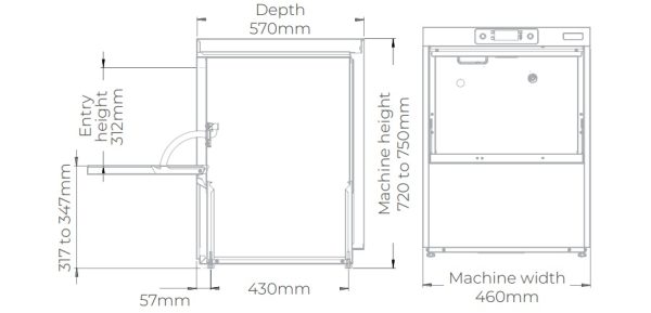 Classeq C400 dimensions image