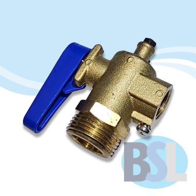 Brass BOTTOM Tap for DVA Manual Water Softener