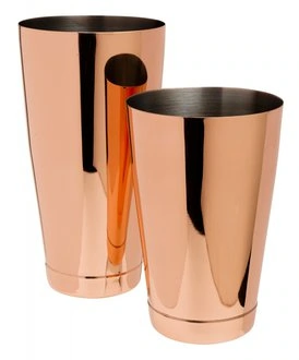 Copper Plated 28oz/18oz Boston Can Set