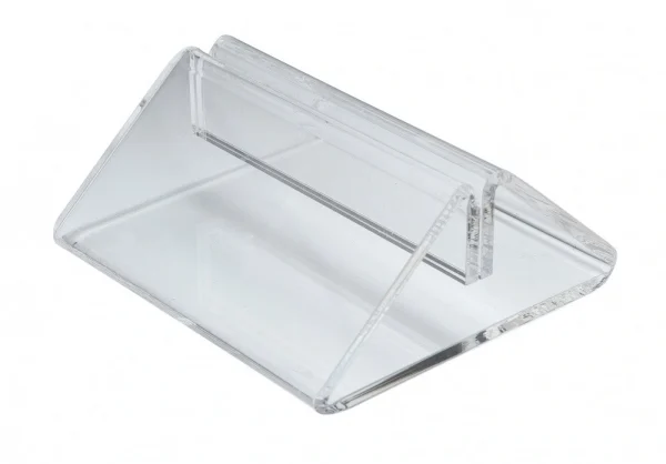 Tent Menu Holder - Clear Perspex