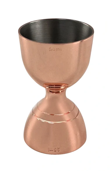 Copper plated bell jigger 25ml/50ml