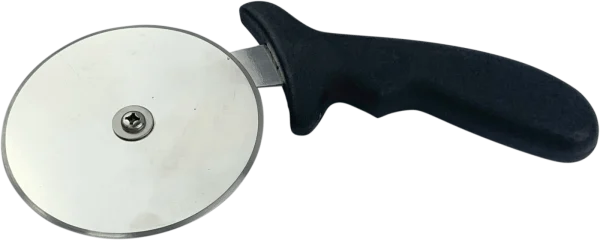 Pizza Cutter 4 Inch - Black Plastic Handle