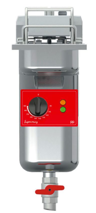 FriFri Super Easy 211 Electric Drop-in Single Tank Fryer without Filtration – 1 Basket – W 200 mm – 7.5 kW – Single Phase