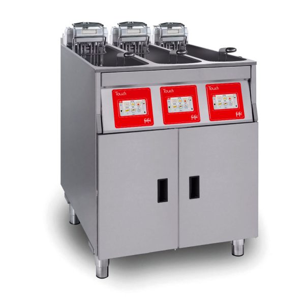 FriFri Touch 633 Electric Free-standing Triple Tank Fryer - 3 Baskets - W 600 mm - 3 x 7.5 kW