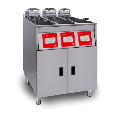 FriFri Touch 633 Electric Free-standing Triple Tank Fryer – 3 Baskets – W 600 mm – 3 x 9.0 kW
