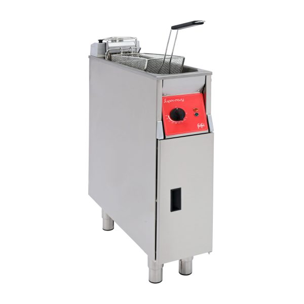 FriFri Super Easy 211 Electric Free-standing Single Tank Fryer with Filtration - 1 Basket - W 200 mm - 7.5 kW - Image 2