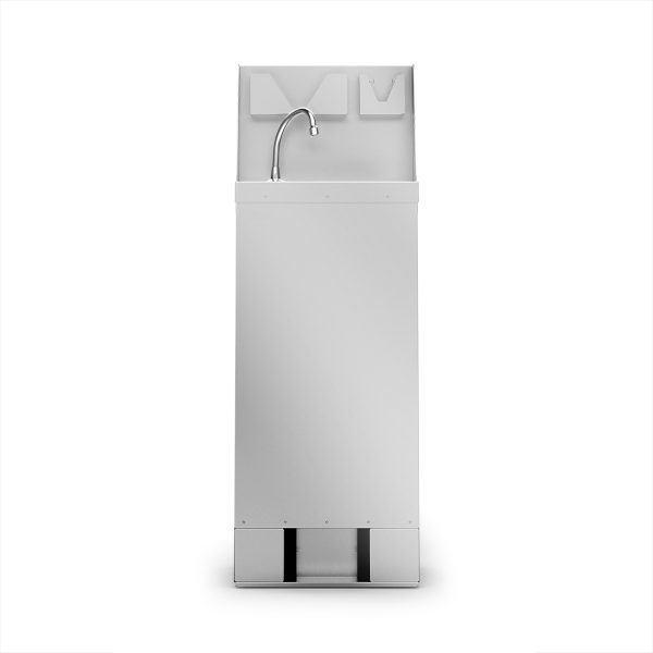 IMC IMClean Mobile Hand Wash Station with Splashback, Soap & Paper Towel Holder - W 450mm - 3.0kW - Image 4